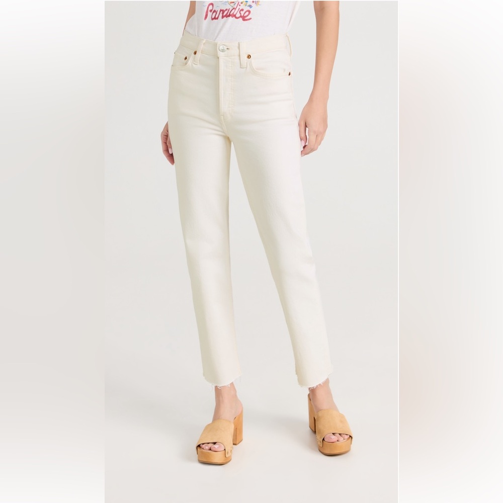 RE Done 70 s Stone pipe jeans